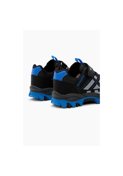 Tonny Black Termo Taban Su İtici Kumaş Cırtlı Çocuk Unisex Siyah Sax Trekking Ayakkabı Tbtmkd025 Siyah Sax