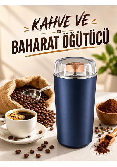 Otomatik Kahve Ve Baharat Öğütücü Kolay Ve Taşınabilir Paslanmaz Çelik