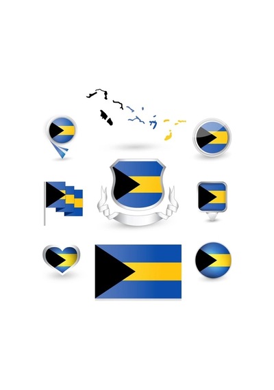 Bahamalar Sticker Set