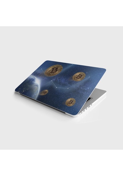 Laptop Sticker Notebook Pc Kaplama Etiketi Kripto Dünya