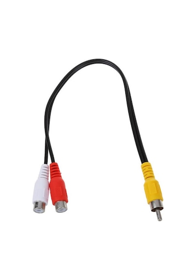 Anfi Y Kablo 1 Erkek Rca To 2 Dişi Rca Lale Kablo