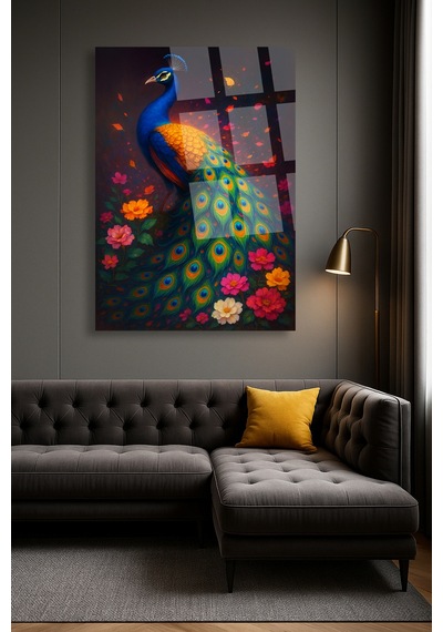 Benzersiz Tavus Kuşu Ulrta Cam Tablo Modern Sanat Tablosu Uv Baskılı Canlı Renkler Kafe Ve Ofis İçin Anlamlı Hediye Seçeneği 4mm Kırılmaz Cam Benzersiz Tavus Kuşu Ulrta Cam Tablo Modern Sanat Tablosu Uv Baskılı Canlı Renkler Kafe Ve Ofis İçin Anlamlı Hediye Seçeneği 4mm Kırılmaz Cam