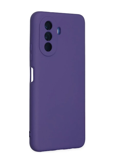 Huawei Nova Y70 Uyumlu Kılıf Nano İçi Kadife Silikon - Mor