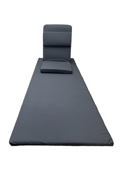 Backjack Meditasyon Sandalyesi Destekli Yer Minderi + 60x180 Kumaş Mat - Backjack 3xl Mat+backjack İkili Set Antrasit