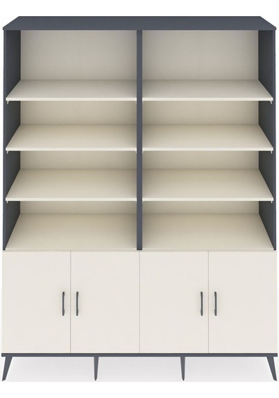 Hyperion Gardrop 10 Raflı 4 Kapaklı 176x44x221 Antrasit-aytaşı Aytaşı Hyperion Gardrop 10 Raflı 4 Kapaklı 176x44x221 Antrasit-aytaşı Aytaşı