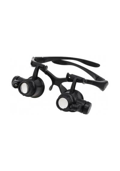 Gözlük Modeli 10x 15x 20x 25x Lens 2 Led Işıklı Büyüteç 9892g Hmngoxxtptprp