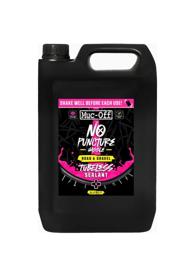 Muc-off No Puncture Hassle Road&gravel Patlak Önleyici Tubeless Lastik Sıvısı 5 Lt Siyah