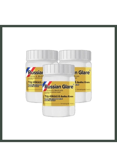 Bezos Russ Glare Tüylere Krem Nano 3 Adet X 50 Ml Russ Merhemi Nhr