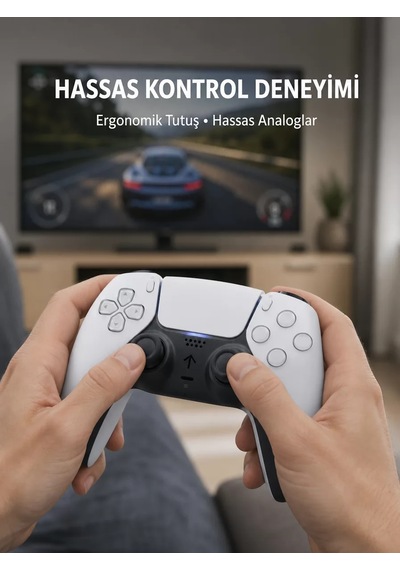 Northcity Kablosuz Ps5 Oyun Kumandası: Yeni Nesil Hızlı Tepki Ve Ergonomik Tutuş İle Oyun Deneyiminizi Yükseltin