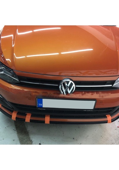 HasAkman Vw Polo Mk6 Custom Ön Ek Ön Karlık 2018 ve üzeri Abs Plastik
