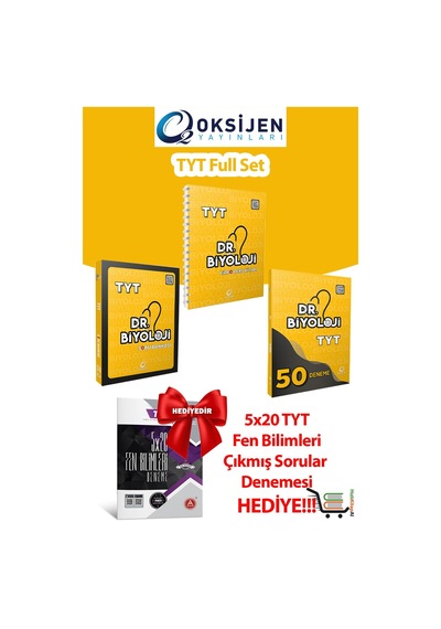 Dr.biyoloji Tyt Full Set A Yayınları Tyt Fen Bilimleri Çıkmış Sorular Denemesi Hediye