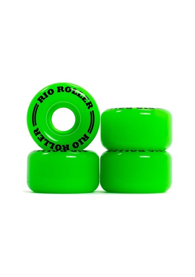 Rio Roller Coaster Green Quad Paten Tekerleği 58 Mm-Yeşil Çok Renkli