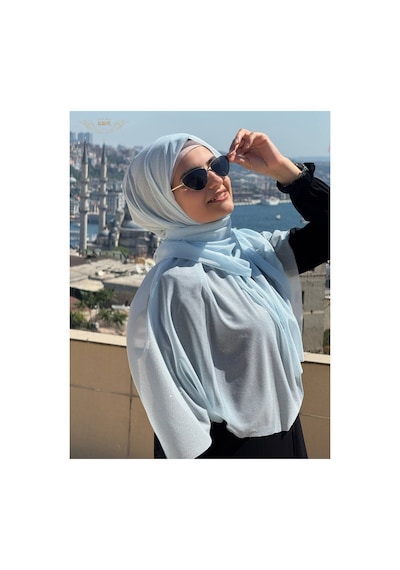 Aldaıyr Simli Şifon Şal Çok Rrenkli19