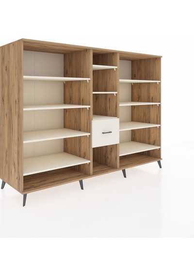 Kronos Dolap 11 Raflı 3 Çekmeceli 220x59x163 Çam-aytaşı Çam-aytaşı Kronos Dolap 11 Raflı 3 Çekmeceli 220x59x163 Çam-aytaşı Çam-aytaşı
