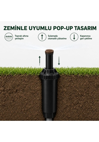 Lexroo Rain 14419 Bird Us-412 Uni-sprey Gövdesi, 30,5 Cm Büyük Vanlu, Ayarlanabilir 0 Standart