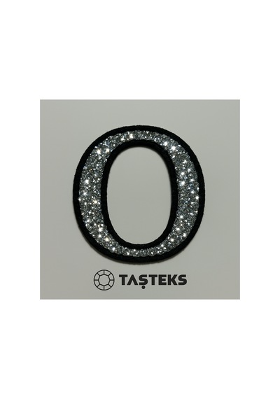 Taşlı Ütülenebilen Veya Sticker Olarak Kullanılabilen 6cm O Harfi