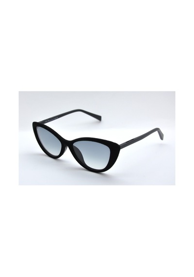 0404v 51 009 Siyah Kadife Cat Eye Gri Kız Çocuk Güneş Gözlüğü Siyah