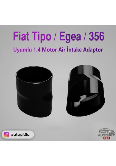 Autopit 3d Fiat Tipo / Egea Uyumlu 1.4 Motor Hava Giriş Adaptörü