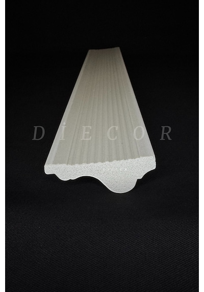 Diecor Dekoratif Boyanabilir 15 Adet 6 Cm Eğimli Polistren Duvar Çıtası Beyaz 60 X 17 Model:xa143