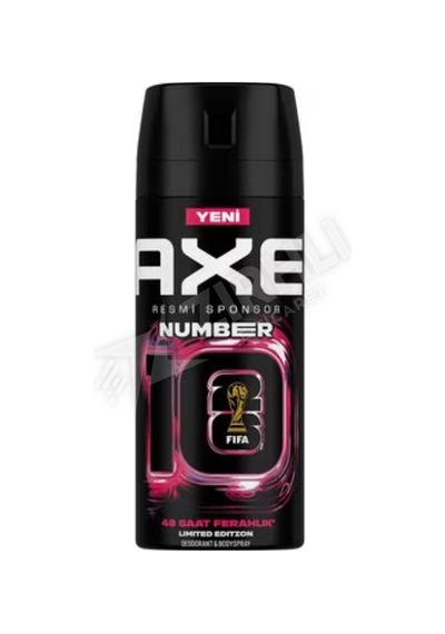 3 Adet Axe Number 10 Deodorant 150 Ml