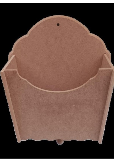 Hobi 90055 Dekoratif Gazetelik Kutu Model Ahşap Ham Mdf El Yapım