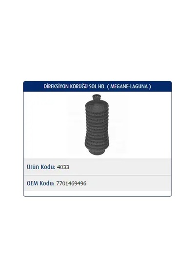 Master M4033 Rot Korugu Sol 4820300qaa 6000025546 6000025671