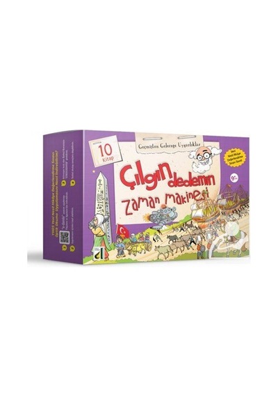 Mercankitap- Çılgın Dedemin Zaman Makinesi-2 10 Kitap Takım,9+Yaş / Sara...