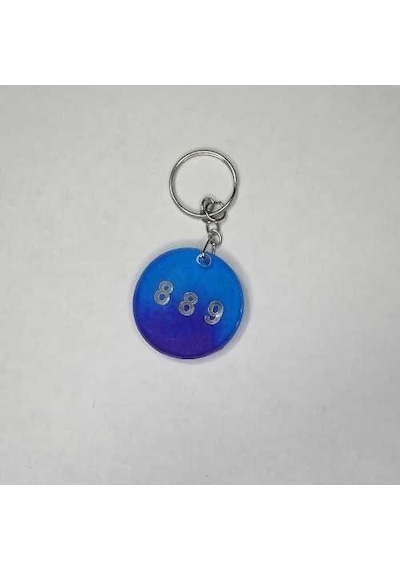 889 Başarı Sayı Sekansı Anahtarlık M1