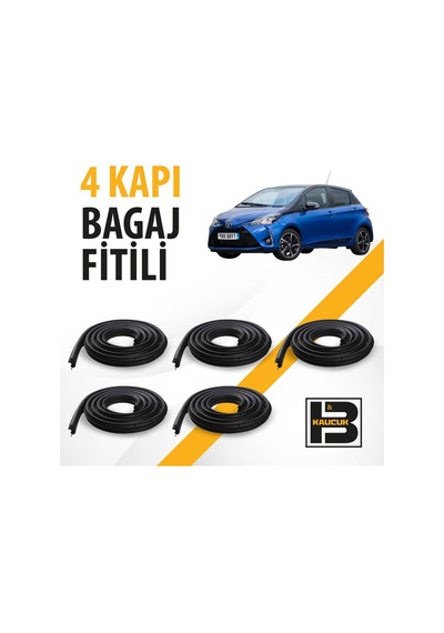 Toyota Yaris 2011-2020 4 Kapı + Bagaj Fitili Bm02875