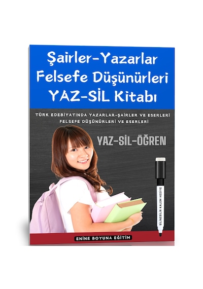 Şairler - Yazarlar Ve Eserleri Yaz - Sil Kitabı Felsefi Düşünürler D