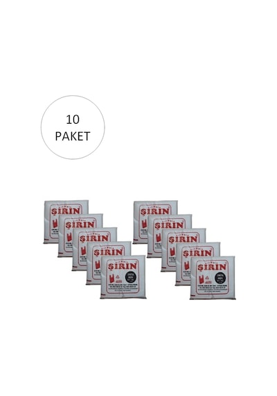Şirin Orta Boy Beyaz Kalın Atlet Poşet 1 KG 10'lu 750 Adet 28 x 50 CM