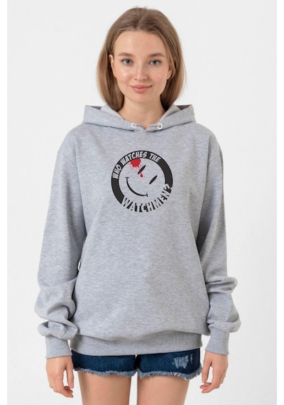 Watchmen Who Watches The Watchmen Grimelanj Kadın 3ip Kapşonlu Sweatshirt 001