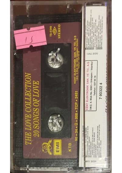 Plak Değildir Kaset Tir The Love Collection 20 Songs Of Love Ka