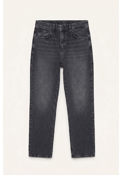 Defacto Straıght Fıt Yıkanmış Denim Pantolon H8247ax26smnm36 Antrasit-nm36