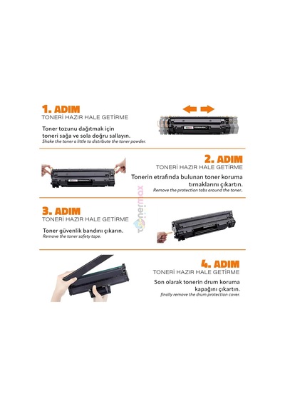Tonermax Hp Uyumlu Ce285a Laserjet Pro P1102 Muadil Toner / 2'li Paket