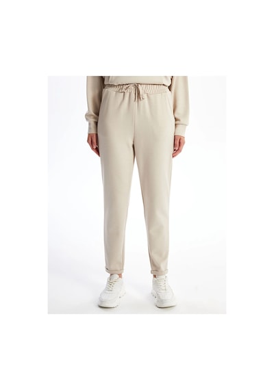Lc Waikiki Lcw Modest Koyu Gri Kadın Beli Lastikli Düz Eşofman Altı Lıght Grey