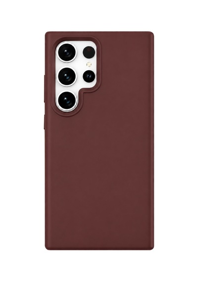 Samsung Galaxy S24 Ultra Kılıf First Silikon - Bordo