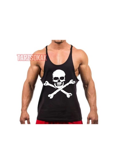 Tarzsokak Gym Tank Top Fitness Sporcu Atleti Gym116 Siyah