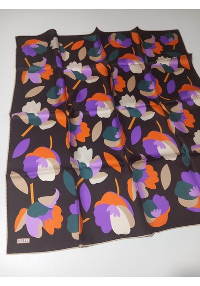 BELLİ Luxury Twill Ipek Eşarp 4040 Çok Renkli