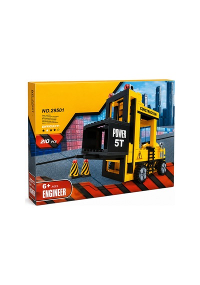 29501 Constructıon 206 Parça Mini Forklift