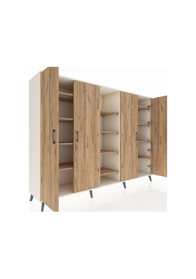 Hyperion Dolap 12 Raflı 4 Kapaklı 220x44x163 Aytaşı-çam Atlas Çam - Aytası Hyperion Dolap 12 Raflı 4 Kapaklı 220x44x163 Aytaşı-çam Atlas Çam - Aytası