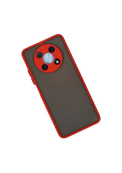 Huawei Nova Y90 Kılıf Montreal Silikon Kapak - Kırmızı Düz Renkli
