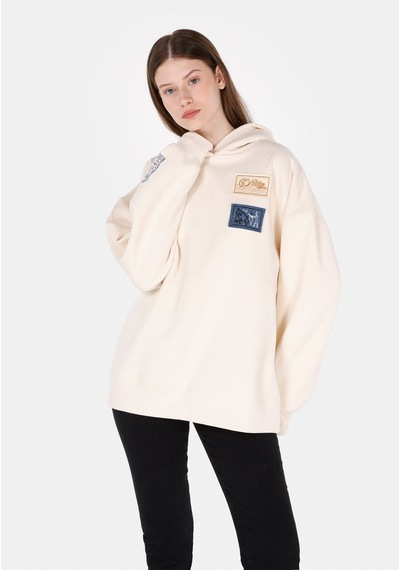 Colin's Colins Regular Fit Kapüşonlu Nakışlı Kadın Ekru Sweatshirt Cl1071962 Q1.v1 Ecr Ekru Colin's Colins Regular Fit Kapüşonlu Nakışlı Kadın Ekru Sweatshirt Cl1071962 Q1.v1 Ecr Ekru