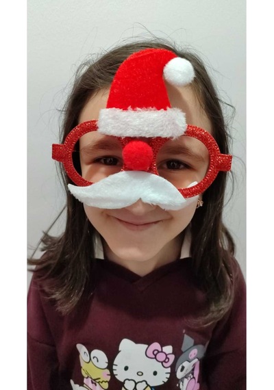 Yılbaşına Özel Noel Baba Gözlük Yılbaşı Süsü