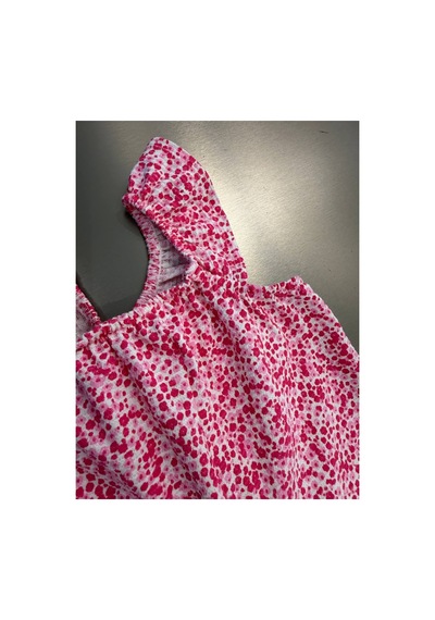 Poala Kids Pembe Çiçekli Tulum