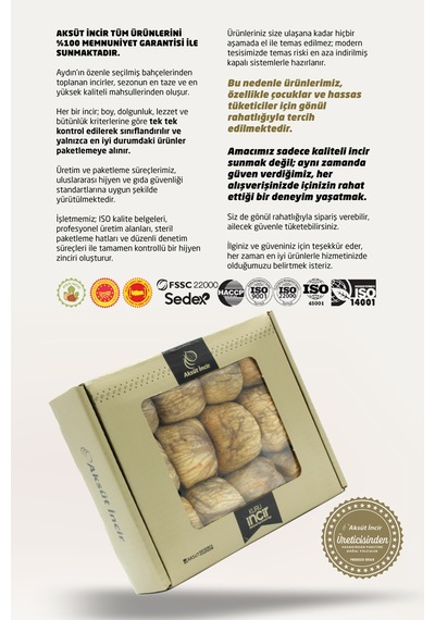 Kuru İncir Pullet Dizim Jumbo 500g Aydın İnciri Ab Coğrafi İşaretli 500 G