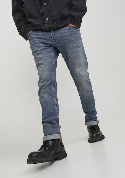Jack & Jones Erkek Glenn 271 Slim Fit Jean 12252977 Blue Denim Mavi