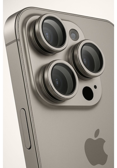 Apple Uyumlu iPhone 16 Pro/ Promax Kamera Lens Koruyucu Black/silver/gold/purple Yüksek Çözünürlük-parlak-güçlü Silver