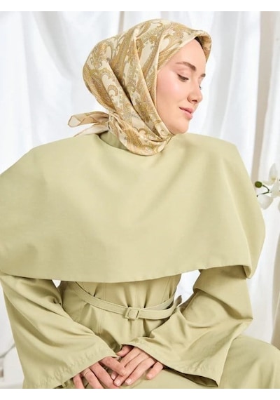Silk Home Twill İpek Eşarp - 11542-12 Krem