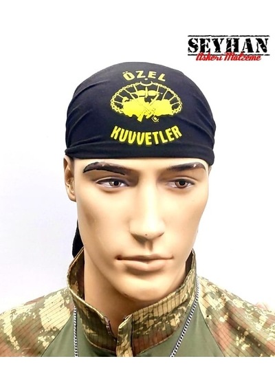 Özel Kuvvetler Siyah Bandana